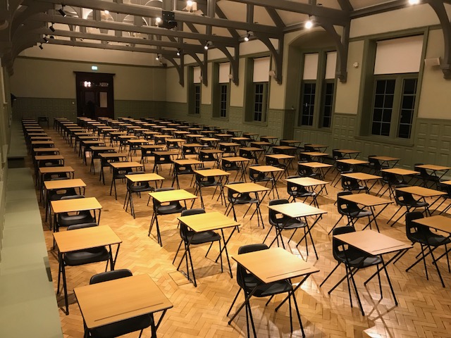 Exam desk hire